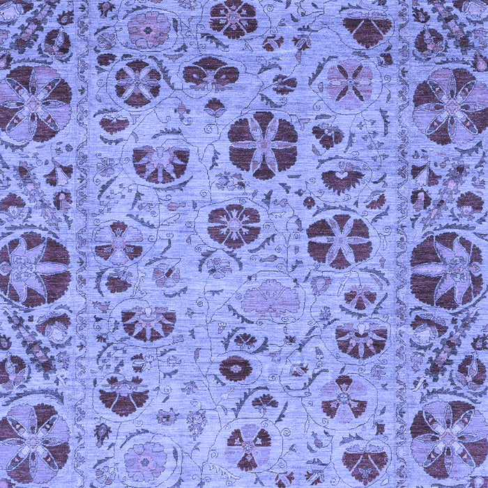 Machine Washable Oriental Blue Traditional Rug, wshabs3804blu