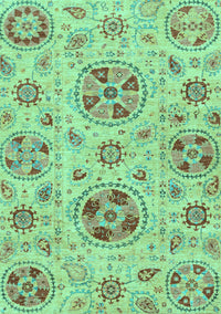 Abstract Turquoise Modern Rug, abs3805turq