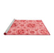 Modern Red Washable Rugs