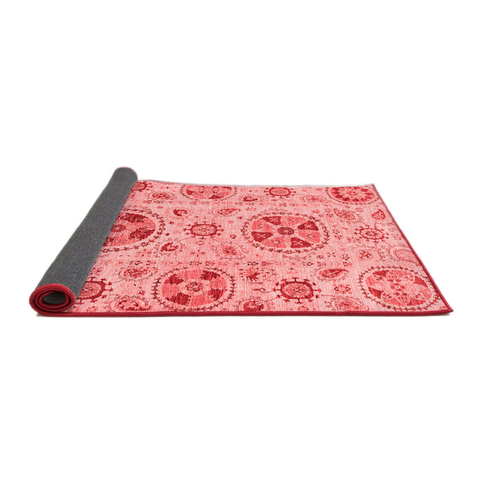 Abstract Red Modern Area Rugs
