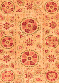 Abstract Orange Modern Rug, abs3805org