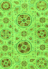 Abstract Green Modern Rug, abs3805grn