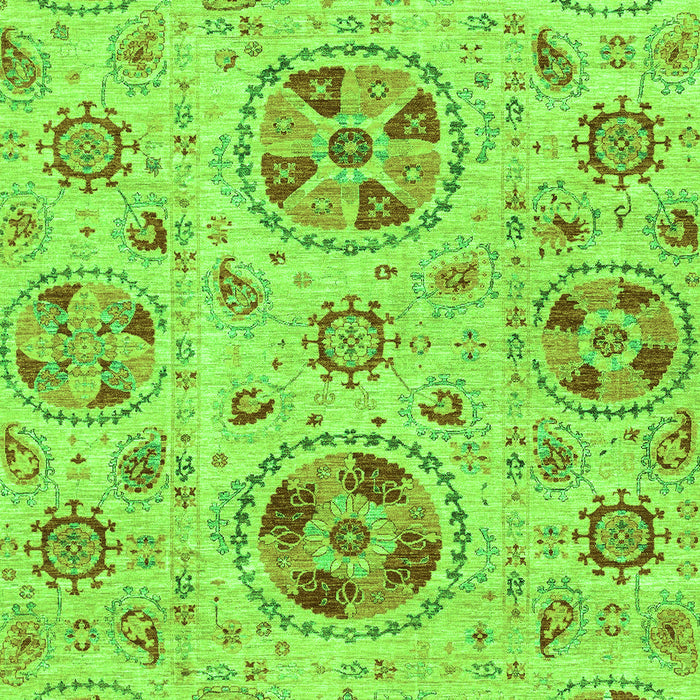 Abstract Green Modern Rug, abs3805grn