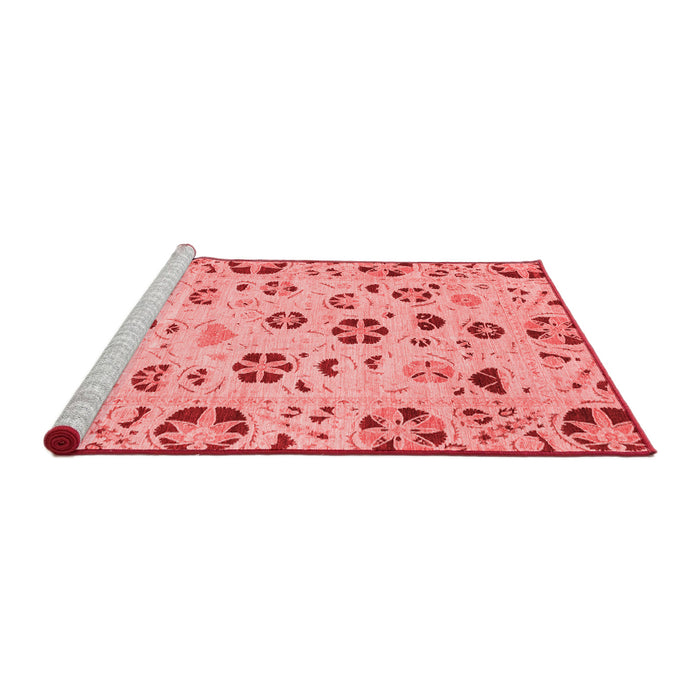 Modern Red Washable Rugs