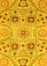 Abstract Yellow Modern Rug, abs3807yw