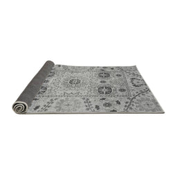 Sideview of Abstract Gray Modern Rug, abs3807gry