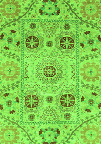 Abstract Green Modern Rug, abs3807grn