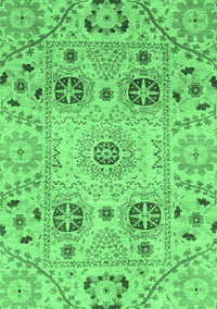 Abstract Emerald Green Modern Rug, abs3807emgrn