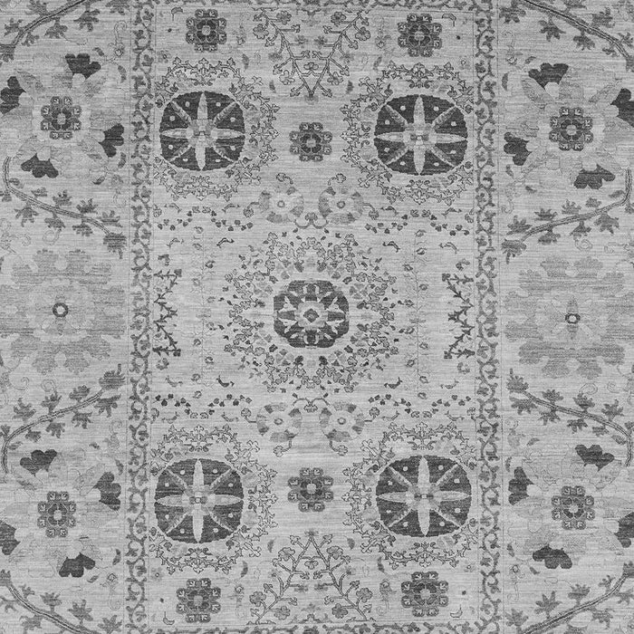 Machine Washable Abstract Gray Modern Rug, wshabs3807gry