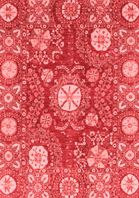 Abstract Red Modern Rug, abs3808red