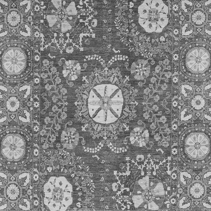 Machine Washable Abstract Gray Modern Rug, wshabs3808gry