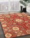 Abstract Brown Sand Brown Modern Rug in Family Room, abs3808