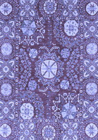 Abstract Blue Modern Rug, abs3808blu