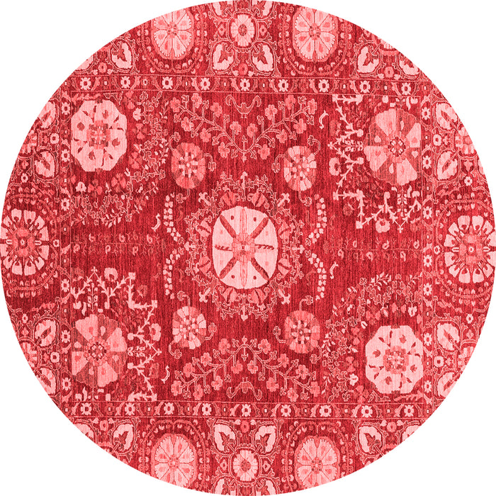 Machine Washable Abstract Red Modern Rug, wshabs3808red