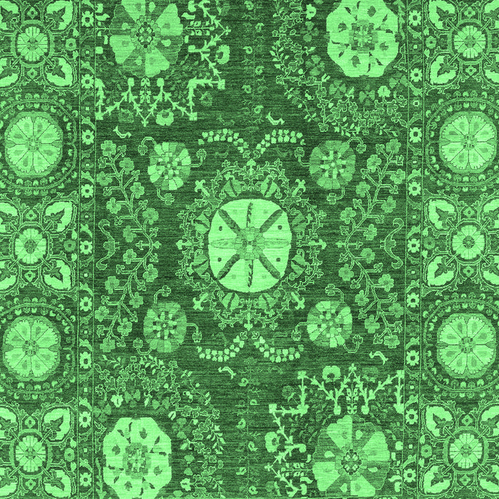 Machine Washable Abstract Emerald Green Modern Area Rugs, wshabs3808emgrn