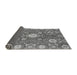 Sideview of Abstract Gray Modern Rug, abs3808gry