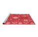 Modern Red Washable Rugs