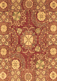 Abstract Brown Modern Rug, abs3808brn