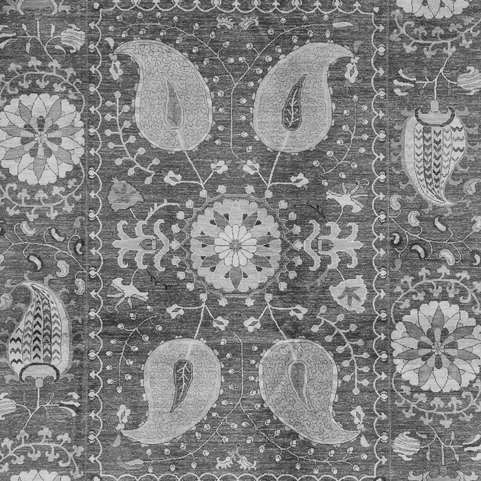 Abstract Gray Modern Rug, abs3809gry