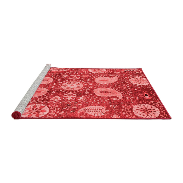 Modern Red Washable Rugs