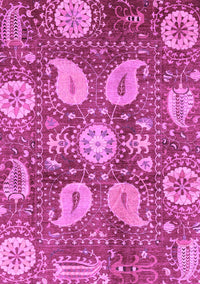 Abstract Purple Modern Rug, abs3809pur