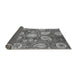 Sideview of Abstract Gray Modern Rug, abs3809gry