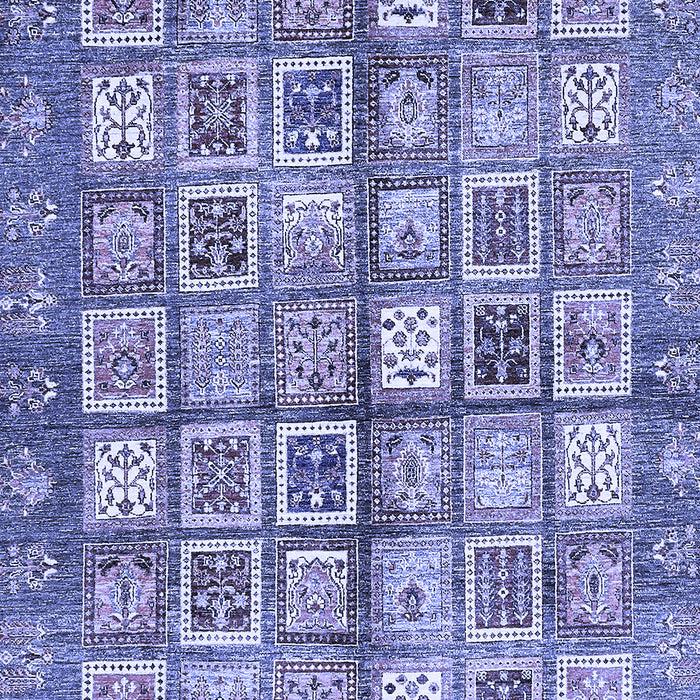 Machine Washable Abstract Blue Modern Rug, wshabs380blu