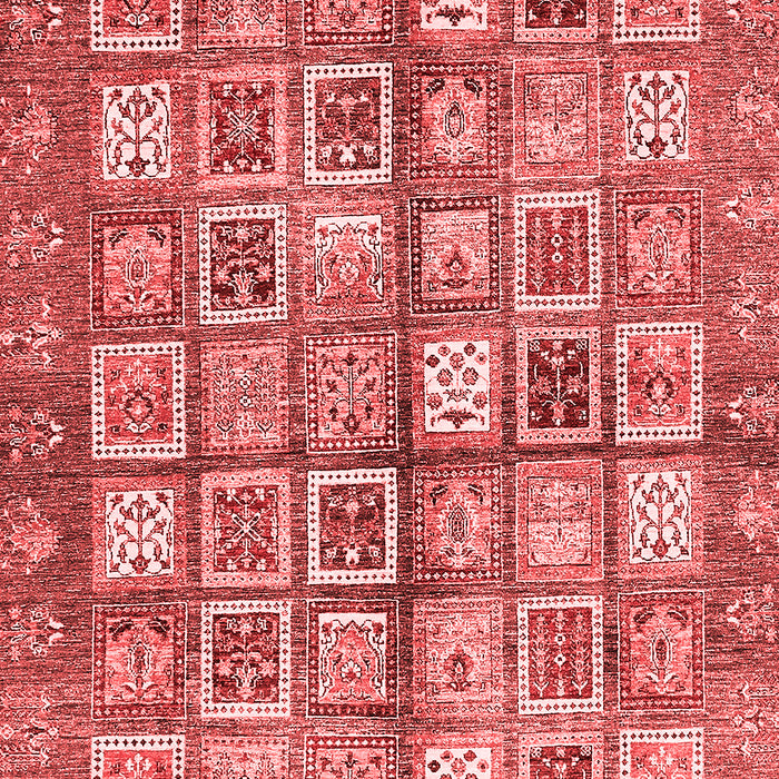 Machine Washable Abstract Red Modern Rug, wshabs380red