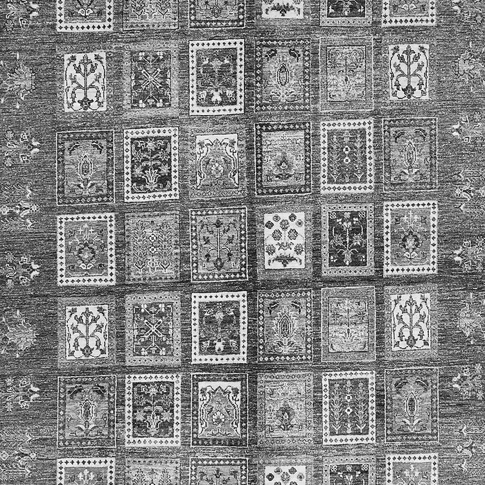 Machine Washable Abstract Gray Modern Rug, wshabs380gry