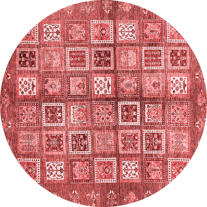 Machine Washable Abstract Red Modern Rug, wshabs380red