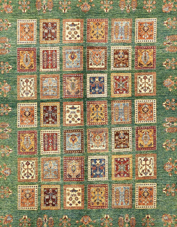 Abstract Reddish Brown Modern Rug, abs380