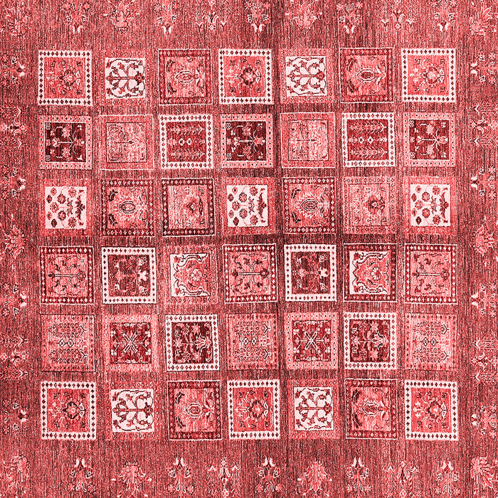 Machine Washable Abstract Red Modern Rug, wshabs380red