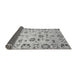 Sideview of Abstract Gray Modern Rug, abs3810gry