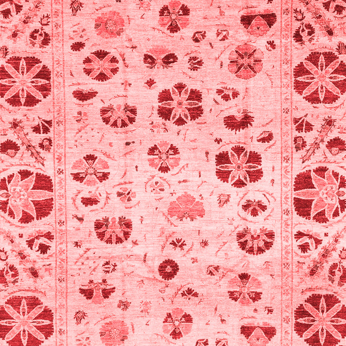 Machine Washable Abstract Red Modern Rug, wshabs3810red