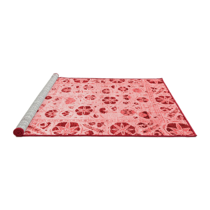 Modern Red Washable Rugs
