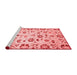 Modern Red Washable Rugs