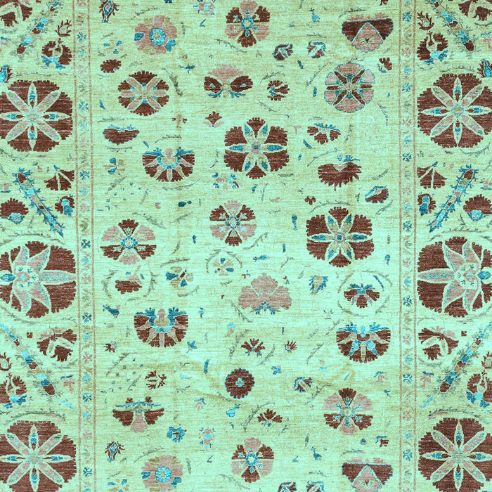 Abstract Light Blue Modern Rug, abs3810lblu