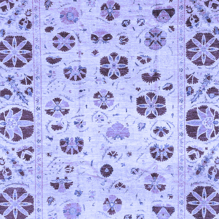 Abstract Blue Modern Rug, abs3810blu