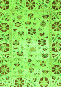 Abstract Green Modern Rug, abs3810grn