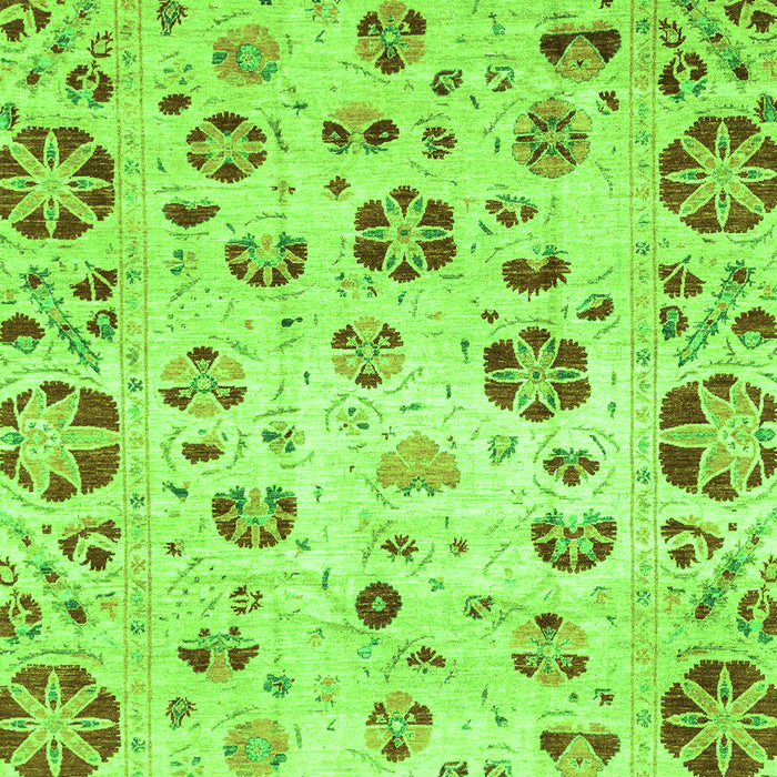 Abstract Green Modern Rug, abs3810grn