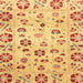 Square Abstract Orange Modern Rug, abs3810