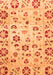 Abstract Orange Modern Rug, abs3810org