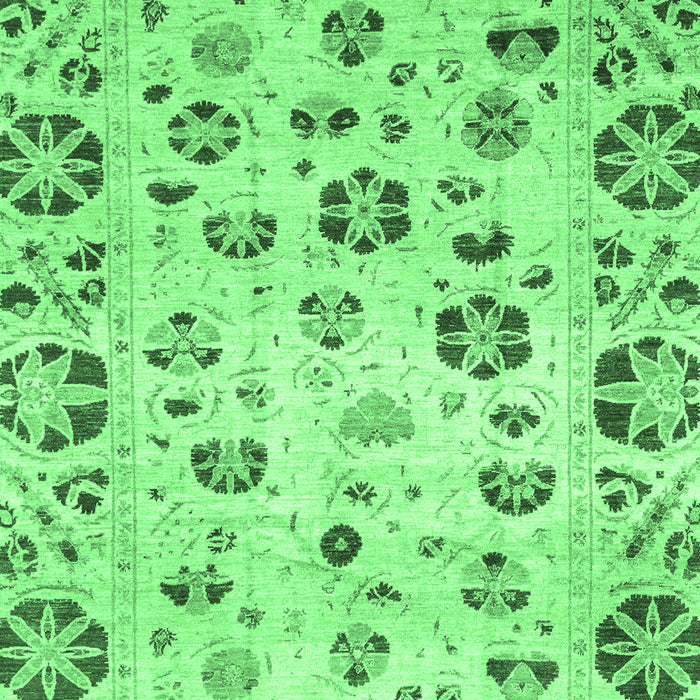 Machine Washable Abstract Emerald Green Modern Area Rugs, wshabs3810emgrn