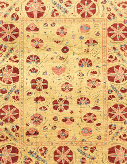 Abstract Orange Modern Rug, abs3810
