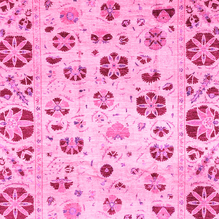 Machine Washable Abstract Pink Modern Rug, wshabs3810pnk