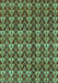 Abstract Turquoise Modern Rug, abs3811turq