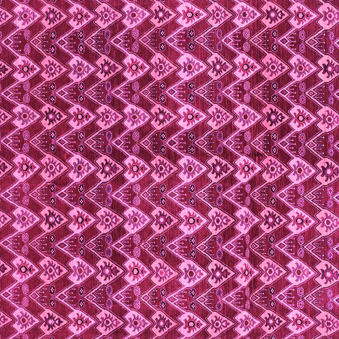 Square Abstract Pink Modern Rug, abs3811pnk