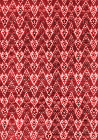 Abstract Red Modern Rug, abs3811red