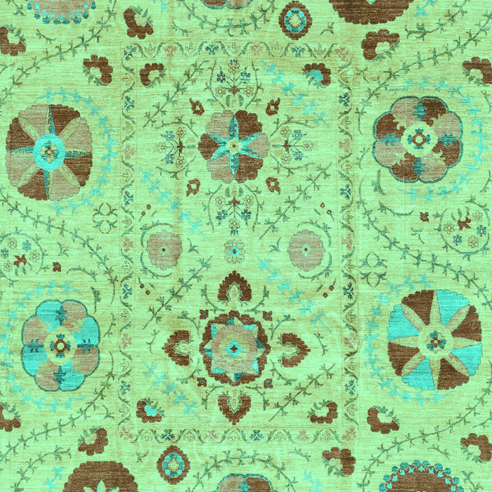 Machine Washable Abstract Turquoise Modern Area Rugs, wshabs3812turq