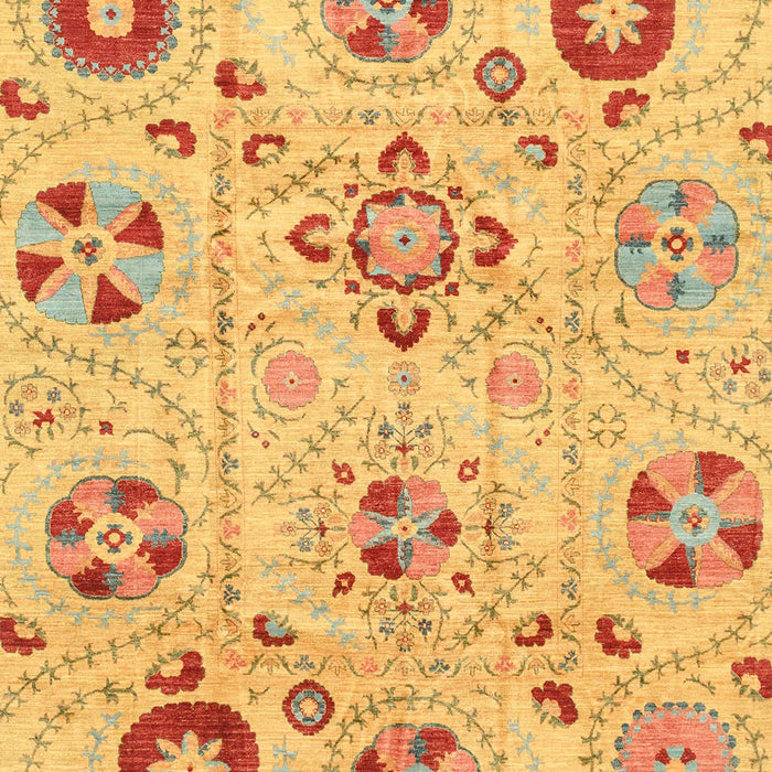 Machine Washable Abstract Orange Rug, wshabs3812